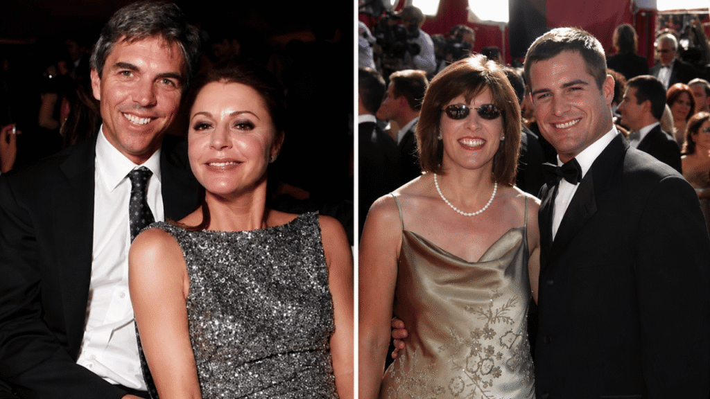 Marshall Coben and Jane Leeves at a formal event together