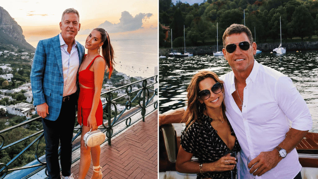 Catherine Mooty and Troy Aikman together